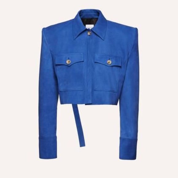 MAGDA BUTRYM Suede Jacket, 34 S NEW WITH TAGS